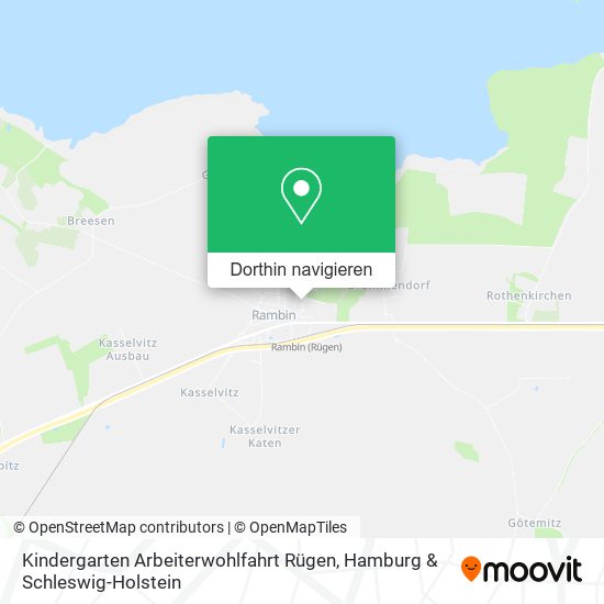 Kindergarten Arbeiterwohlfahrt Rügen Karte