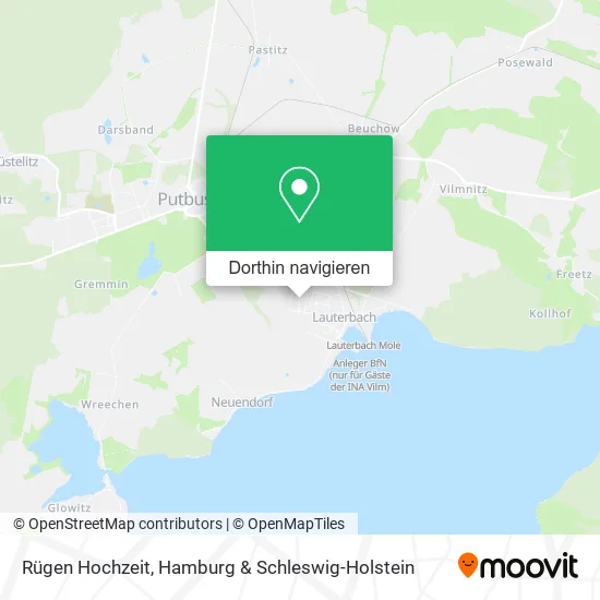 Rügen Hochzeit Karte