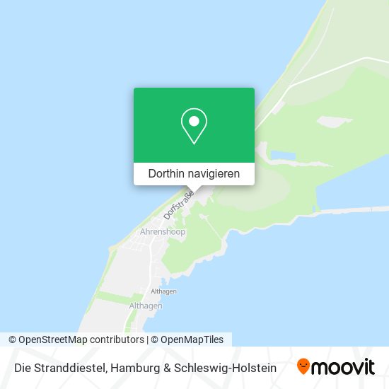 Die Stranddiestel Karte