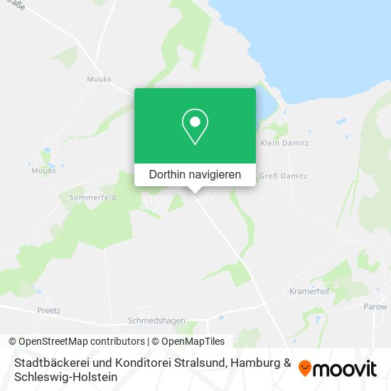Stadtbäckerei und Konditorei Stralsund Karte