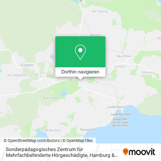 Sonderpädagogisches Zentrum für Mehrfachbehinderte Hörgeschädigte Karte