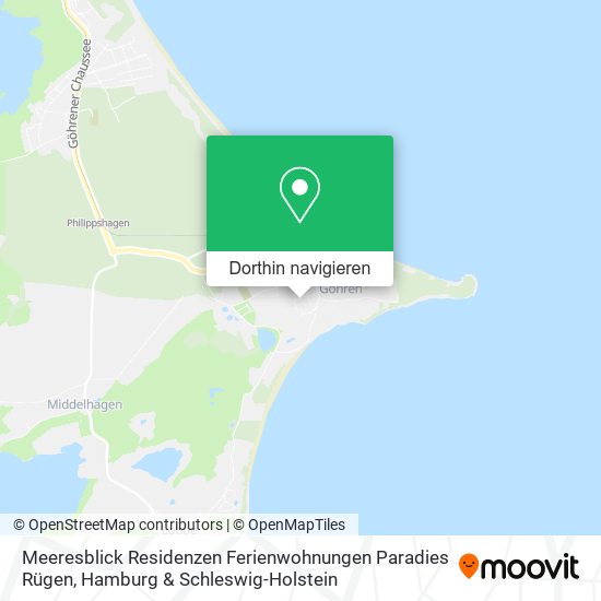 Meeresblick Residenzen Ferienwohnungen Paradies Rügen Karte