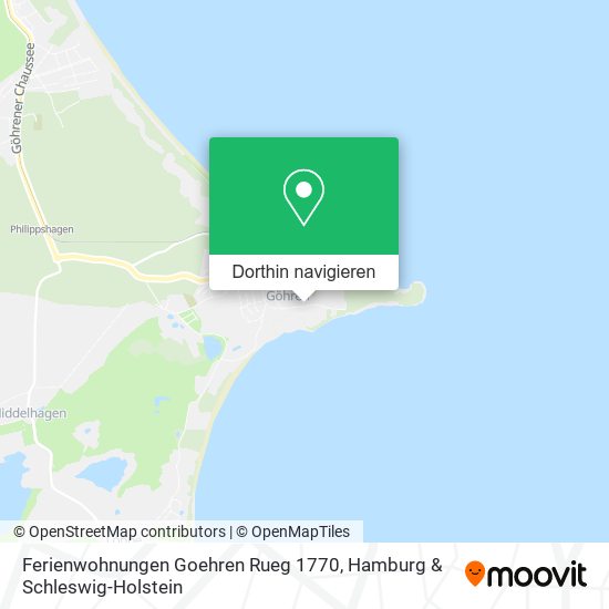Ferienwohnungen Goehren Rueg 1770 Karte