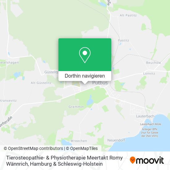 Tierosteopathie- & Physiotherapie Meertakt Romy Wännrich Karte