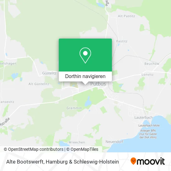 Alte Bootswerft Karte