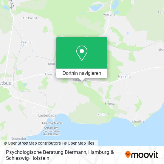 Psychologische Beratung Biermann Karte