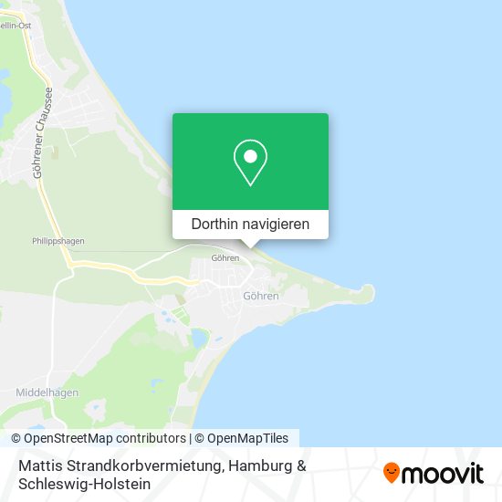 Mattis Strandkorbvermietung Karte