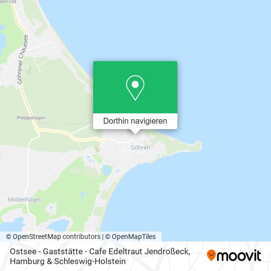 Ostsee - Gaststätte - Cafe Edeltraut Jendroßeck Karte