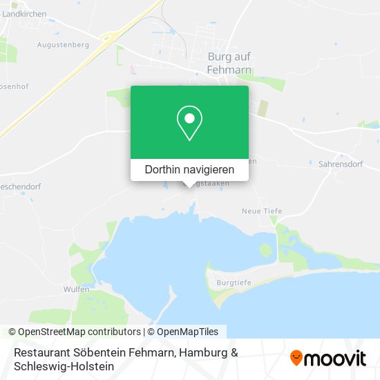 Restaurant Söbentein Fehmarn Karte