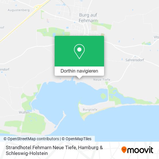 Strandhotel Fehmarn Neue Tiefe Karte