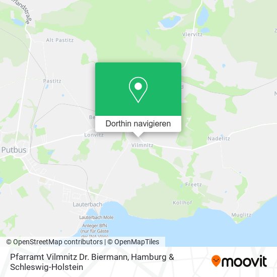 Pfarramt Vilmnitz Dr. Biermann Karte