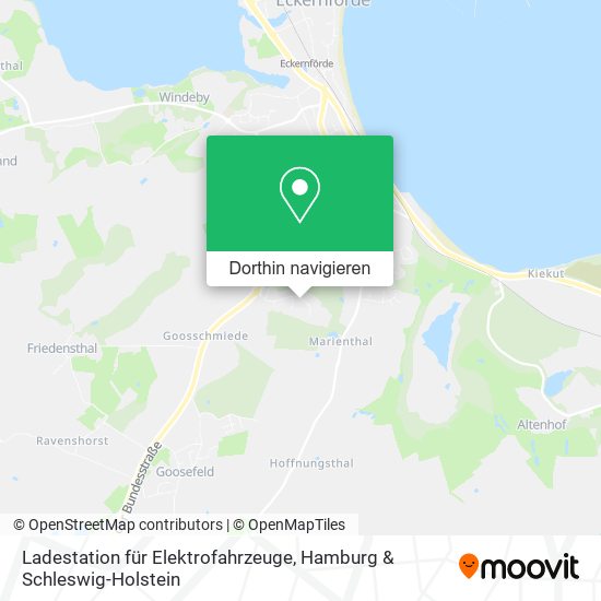 Ladestation für Elektrofahrzeuge Karte