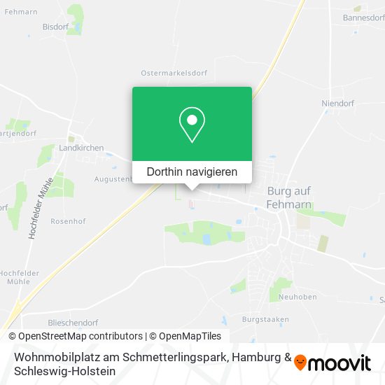 Wohnmobilplatz am Schmetterlingspark Karte