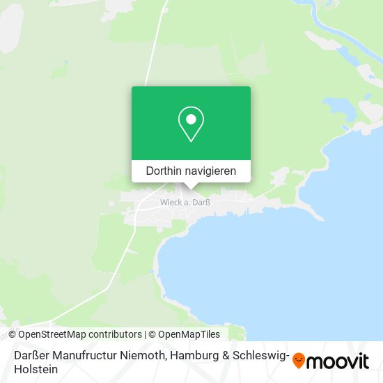 Darßer Manufructur Niemoth Karte