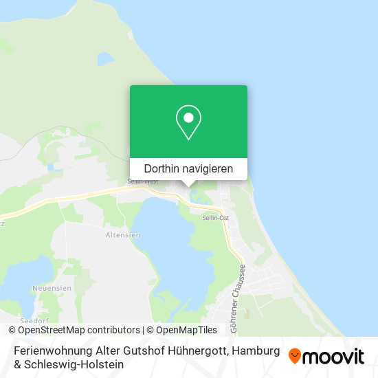 Ferienwohnung Alter Gutshof Hühnergott Karte