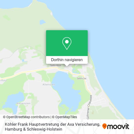 Köhler Frank Hauptvertretung der Axa Versicherung Karte