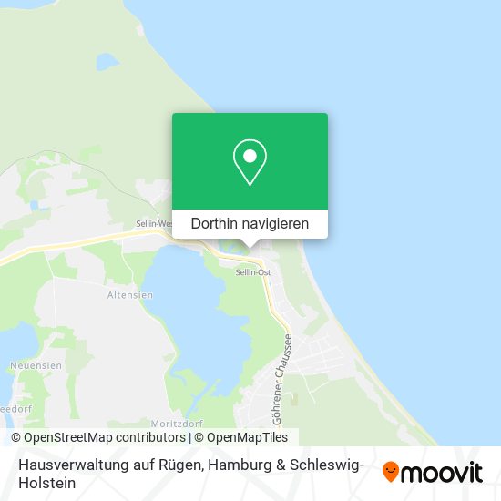Hausverwaltung auf Rügen Karte