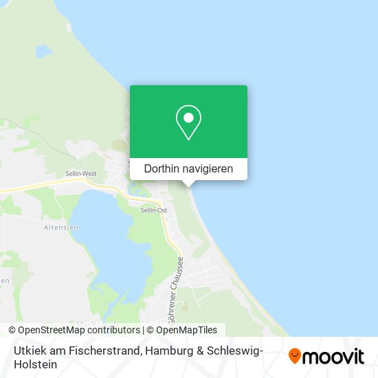 Utkiek am Fischerstrand Karte