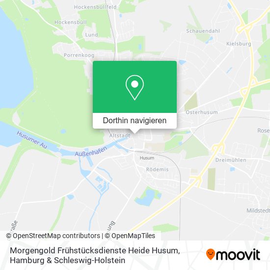 Morgengold Frühstücksdienste Heide Husum Karte