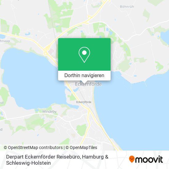 Derpart Eckernförder Reisebüro Karte