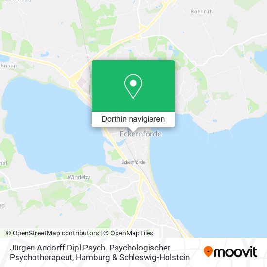 Jürgen Andorff Dipl.Psych. Psychologischer Psychotherapeut Karte