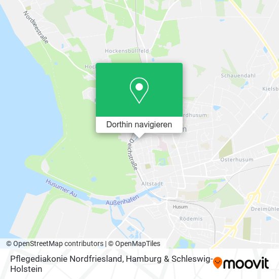 Pflegediakonie Nordfriesland Karte