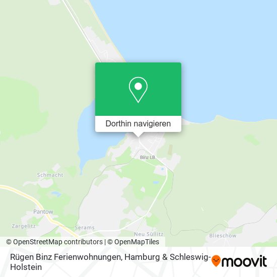 Rügen Binz Ferienwohnungen Karte