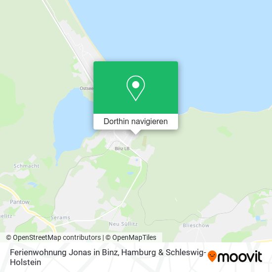 Ferienwohnung Jonas in Binz Karte