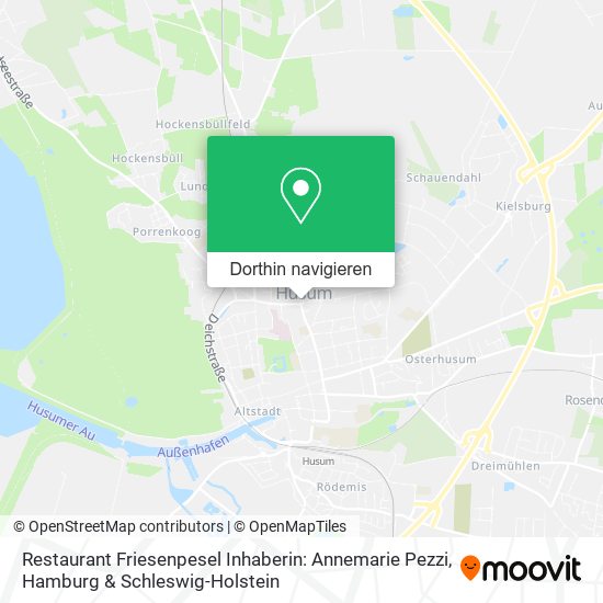 Restaurant Friesenpesel Inhaberin: Annemarie Pezzi Karte