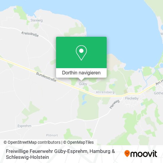 Freiwillige Feuerwehr Güby-Esprehm Karte