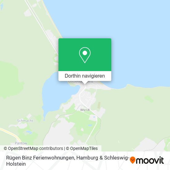 Rügen Binz Ferienwohnungen Karte