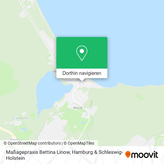 Maßagepraxis Bettina Linow Karte