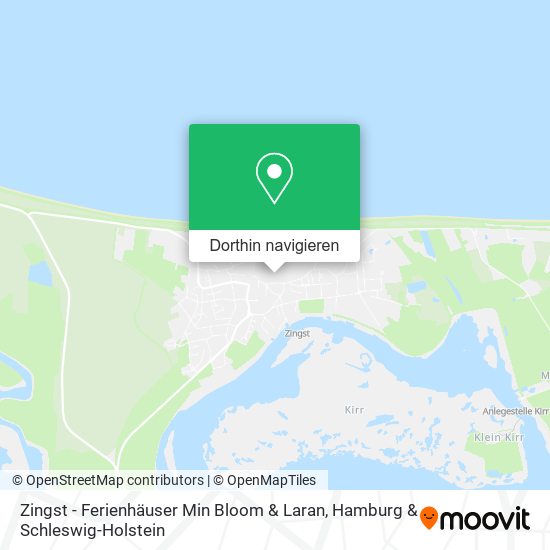 Zingst - Ferienhäuser Min Bloom & Laran Karte