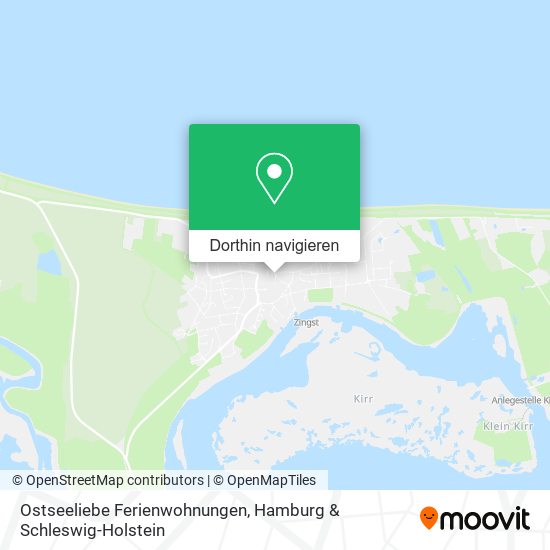 Ostseeliebe Ferienwohnungen Karte