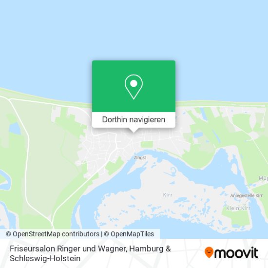 Friseursalon Ringer und Wagner Karte
