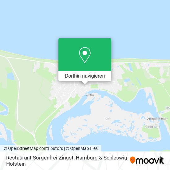 Restaurant Sorgenfrei-Zingst Karte