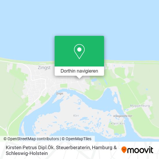 Kirsten Petrus Dipl.Ök. Steuerberaterin Karte
