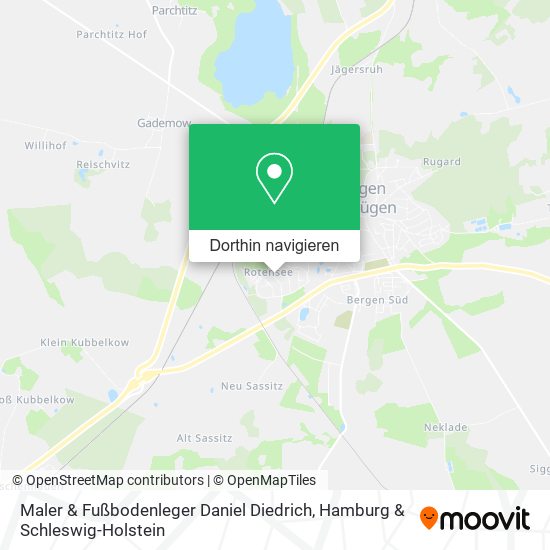 Maler & Fußbodenleger Daniel Diedrich Karte