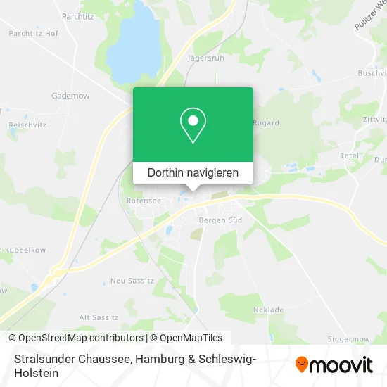 Stralsunder Chaussee Karte