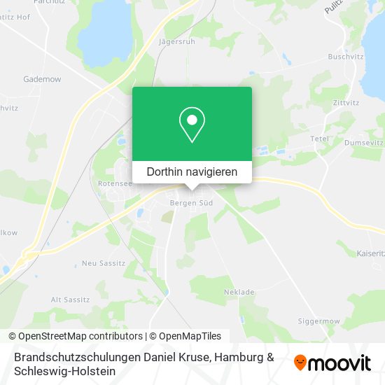 Brandschutzschulungen Daniel Kruse Karte