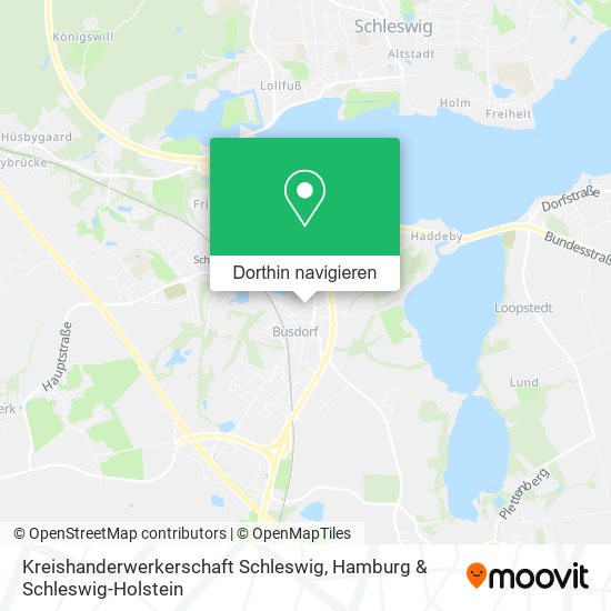 Kreishanderwerkerschaft Schleswig Karte