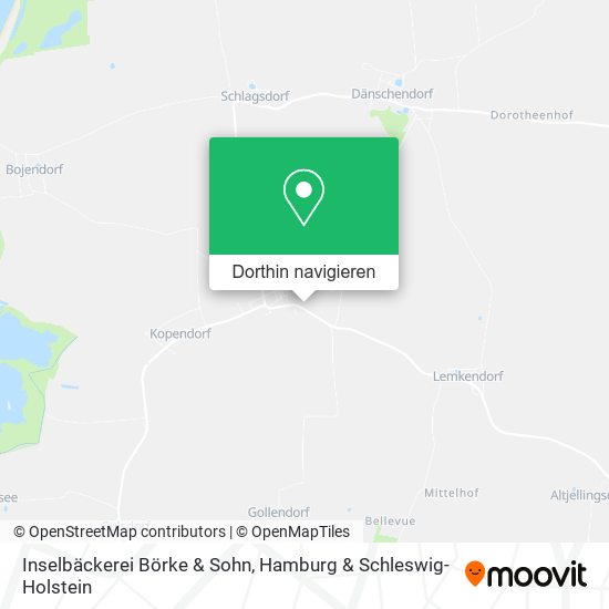 Inselbäckerei Börke & Sohn Karte