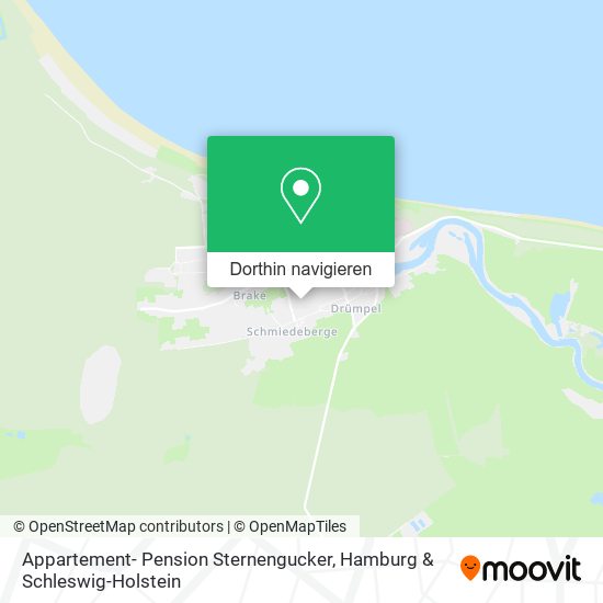 Appartement- Pension Sternengucker Karte