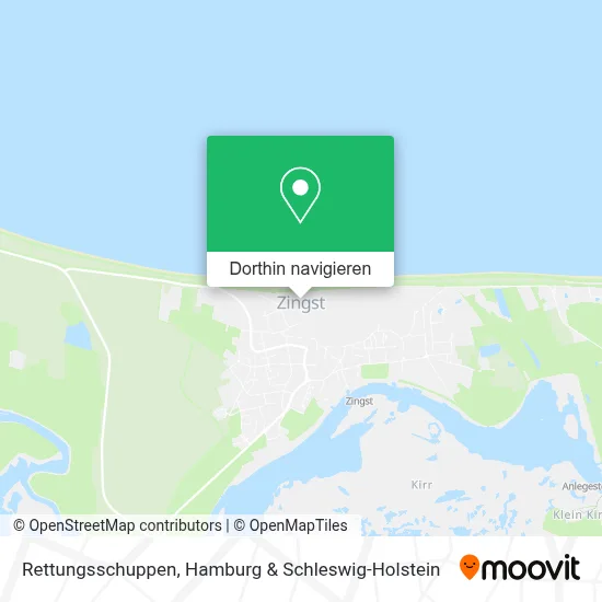 Rettungsschuppen Karte
