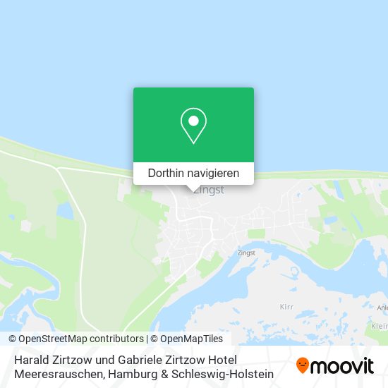 Harald Zirtzow und Gabriele Zirtzow Hotel Meeresrauschen Karte