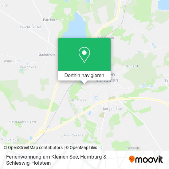 Ferienwohnung am Kleinen See Karte