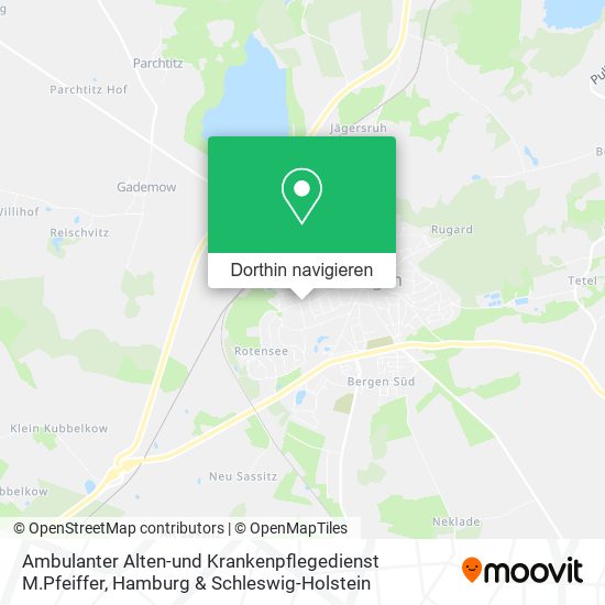 Ambulanter Alten-und Krankenpflegedienst M.Pfeiffer Karte
