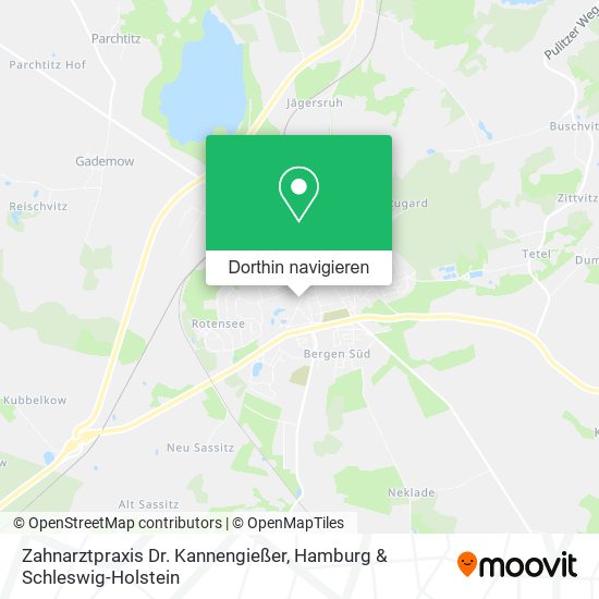 Zahnarztpraxis Dr. Kannengießer Karte