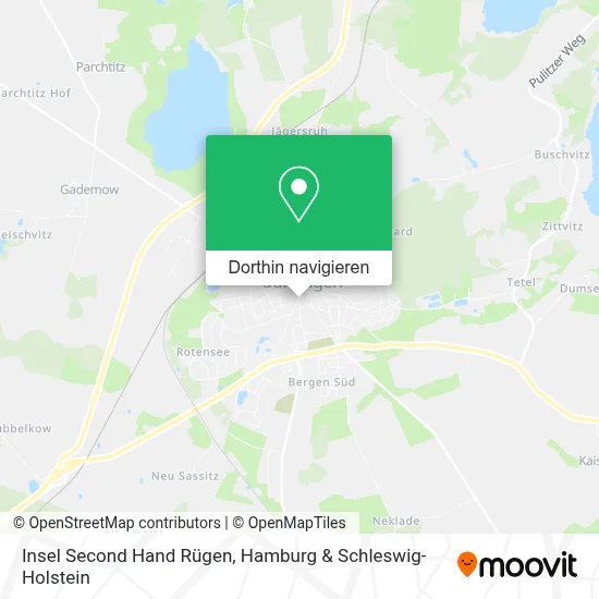 Insel Second Hand Rügen Karte