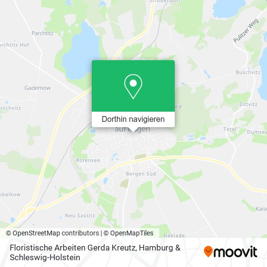 Floristische Arbeiten Gerda Kreutz Karte